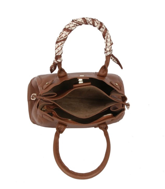 Grace & Style Cognac Satchel