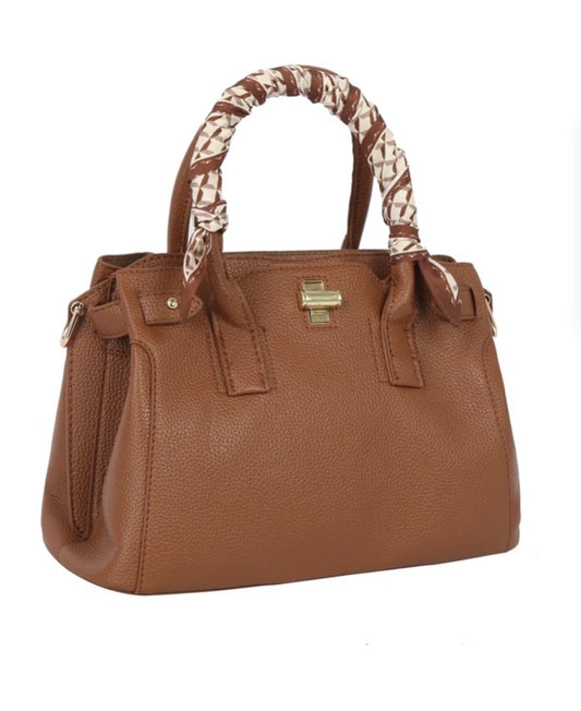 Grace & Style Cognac Satchel